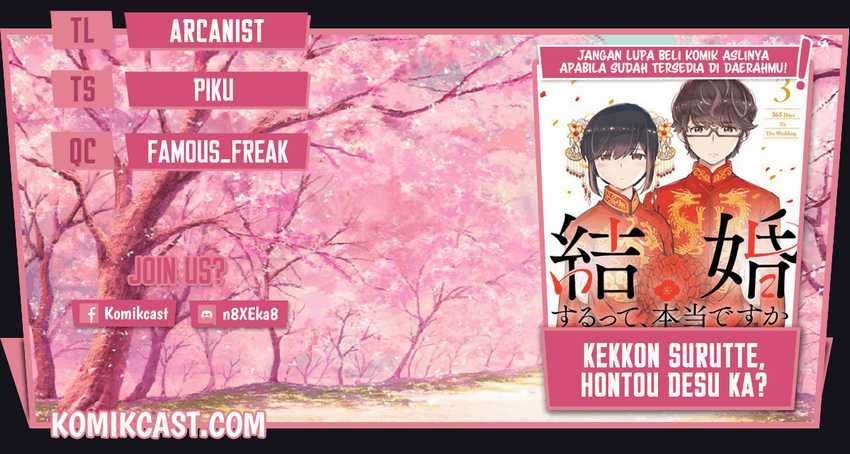 Kekkon Surutte, Hontou Desu ka? Chapter 38 Gambar 1